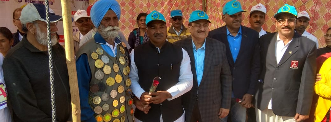 Veteran masters athletes and association guests